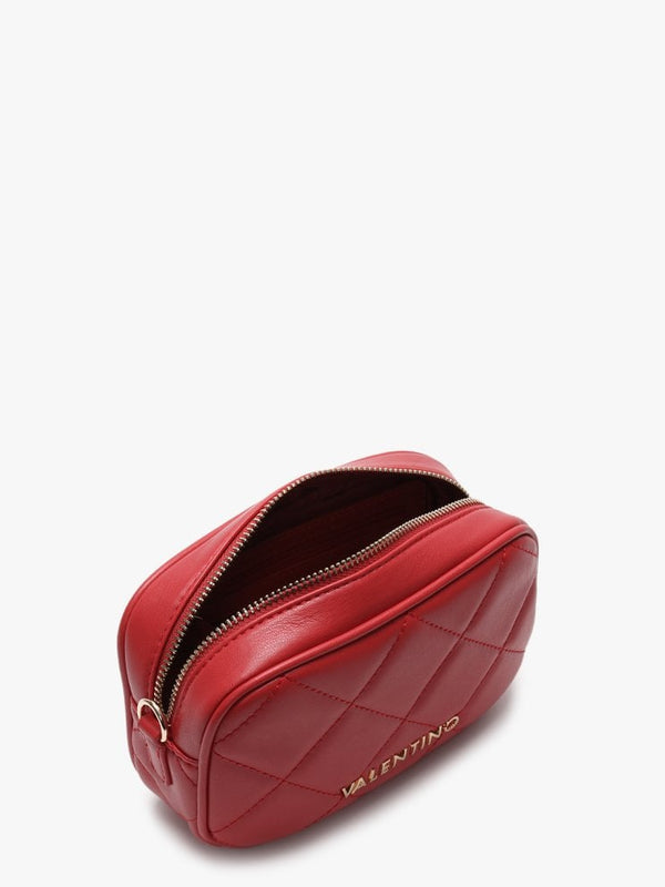 Ocarina Red Quilted Chain Strap Belt Bag
