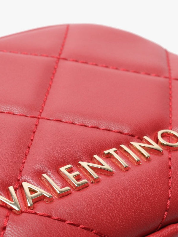 Ocarina Red Quilted Chain Strap Belt Bag