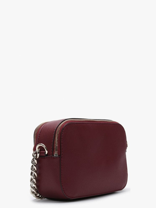 Robyn Burgundy Textured Camera Bag