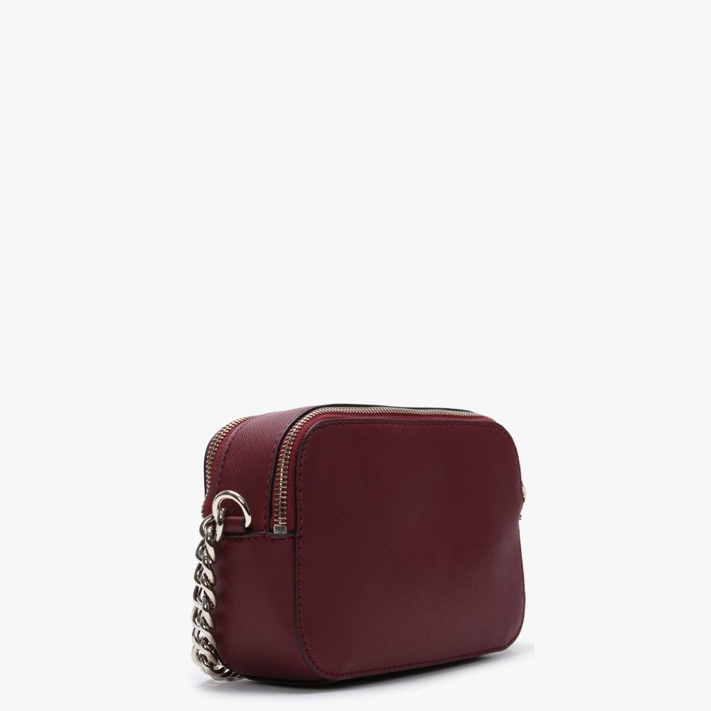 Robyn Burgundy Textured Camera Bag