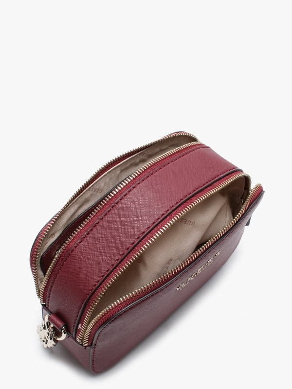 Robyn Burgundy Textured Camera Bag
