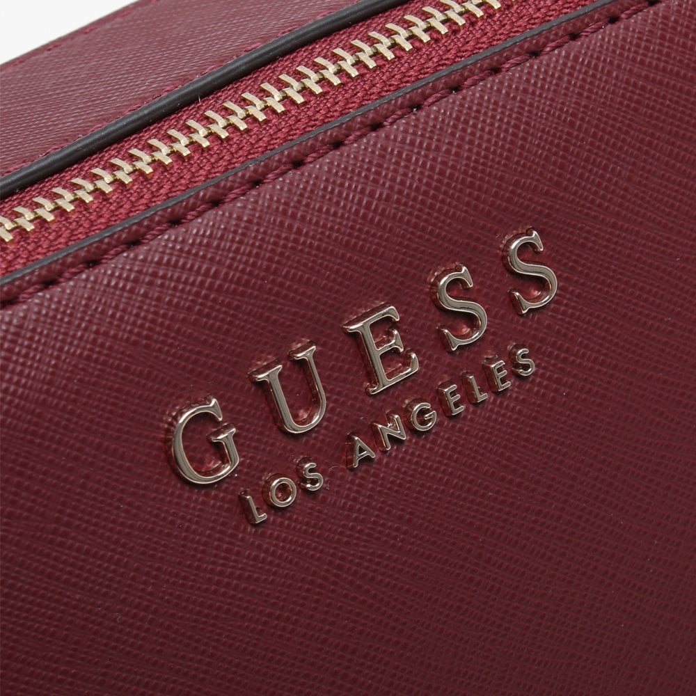 Robyn Burgundy Textured Camera Bag
