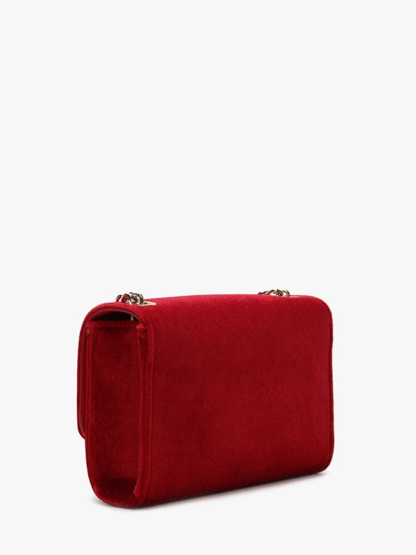 Marilyn Red Velvet Shoulder Bag