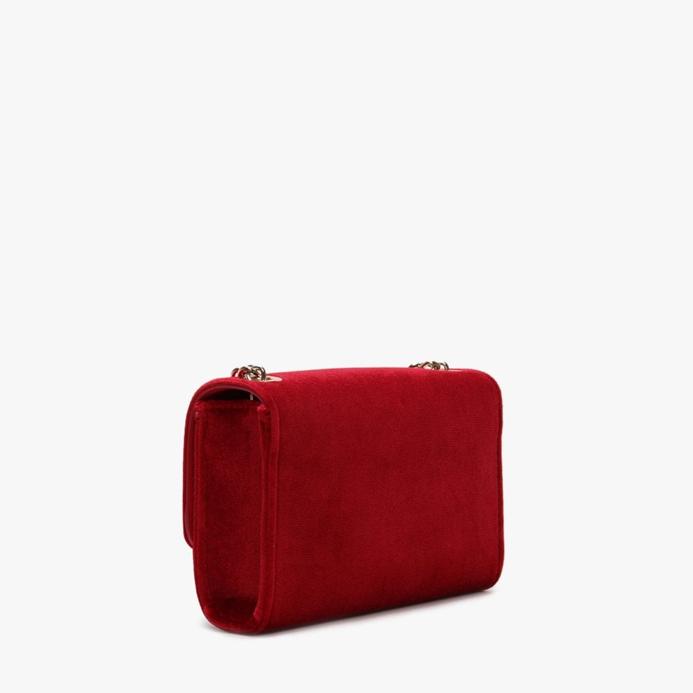 Marilyn Red Velvet Shoulder Bag