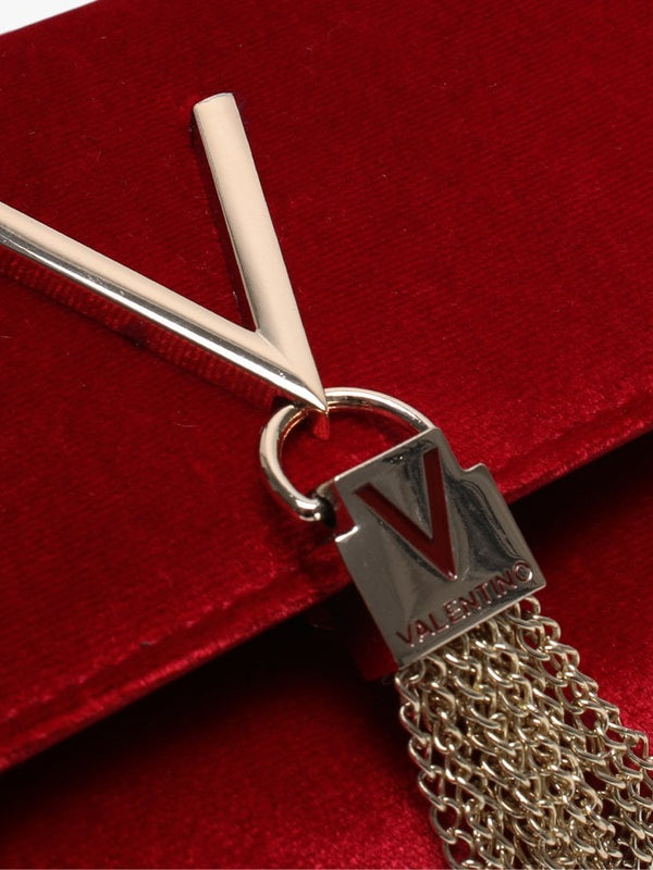 Marilyn Red Velvet Shoulder Bag