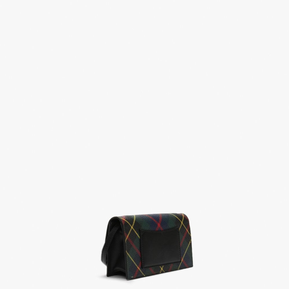 Derby Green Hunting Tartan Phone Cross-Body Bag