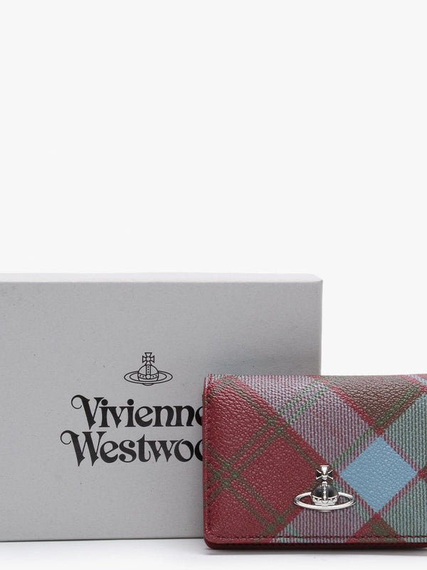 Derby Red Tartan Business Card Holder