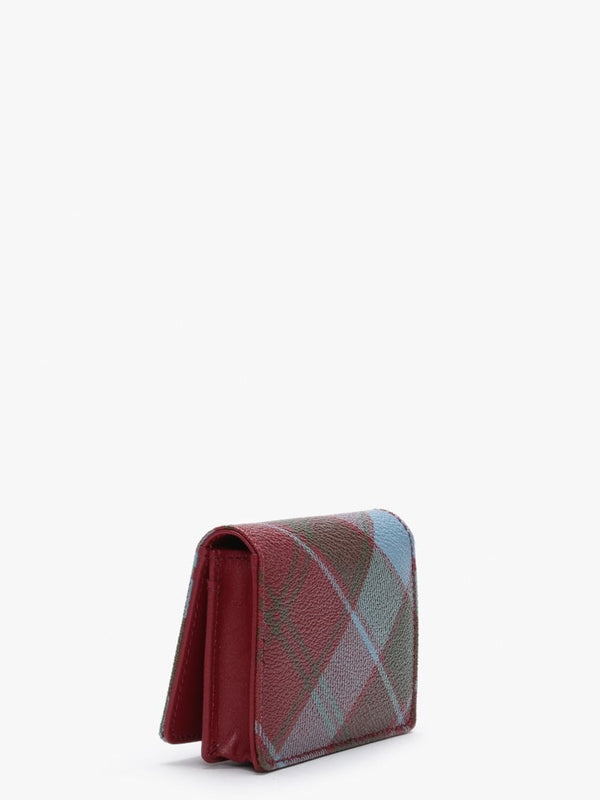 Derby Red Tartan Business Card Holder