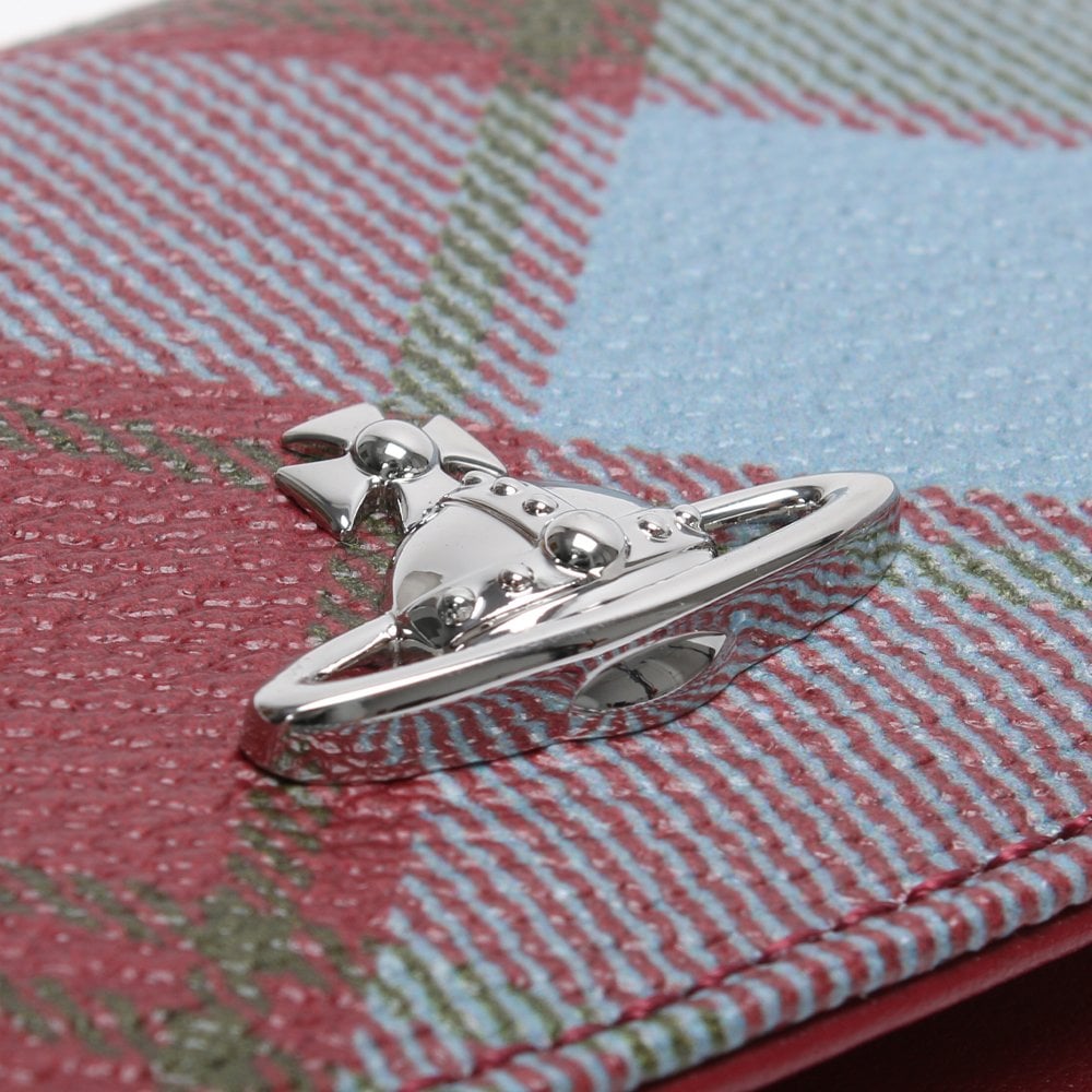 Derby Red Tartan Business Card Holder