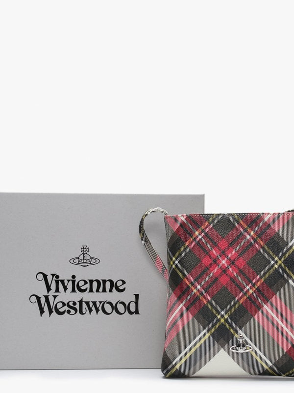 Derby Square Red Tartan New Exhibition Cross-Body Bag