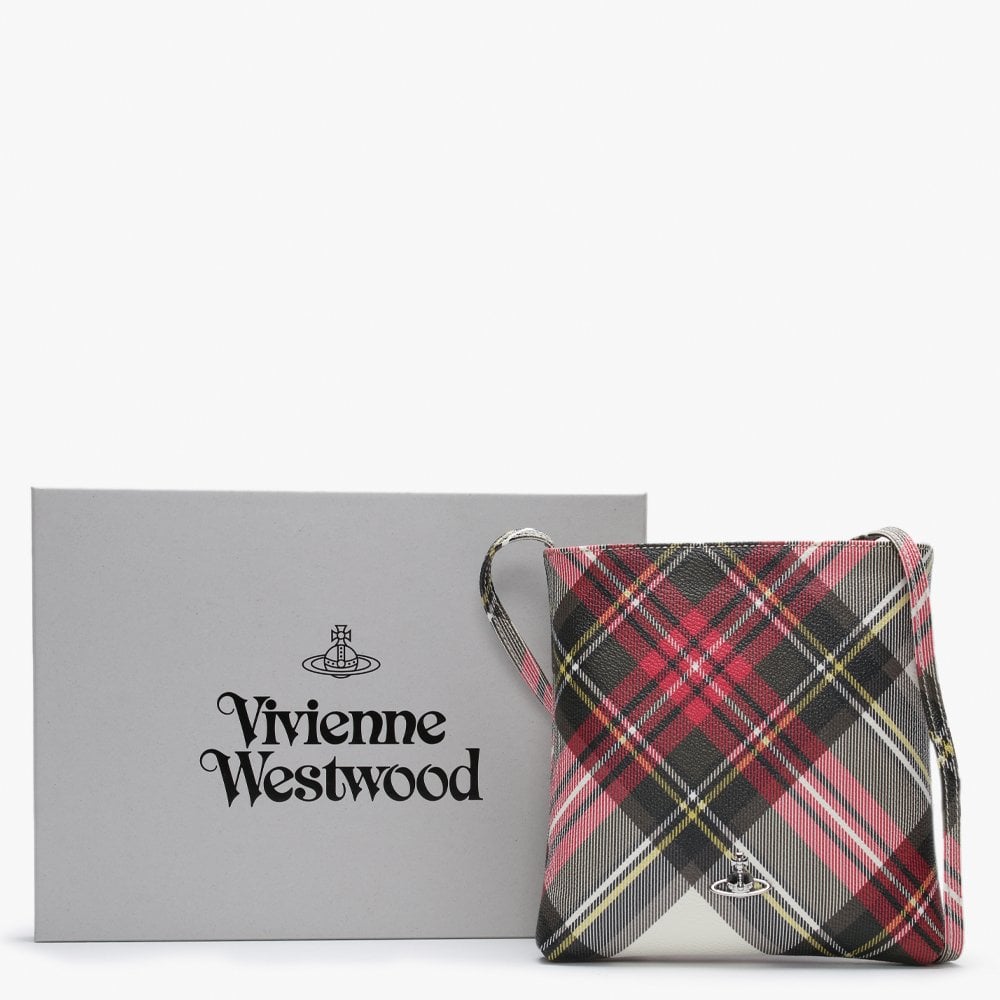 Derby Square Red Tartan New Exhibition Cross-Body Bag