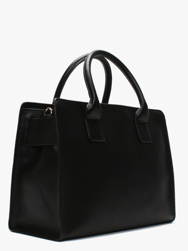 Fisarmonica Black Logo Tote Bag
