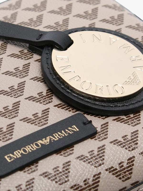 Mini Beige Repeat Logo Camera Bag