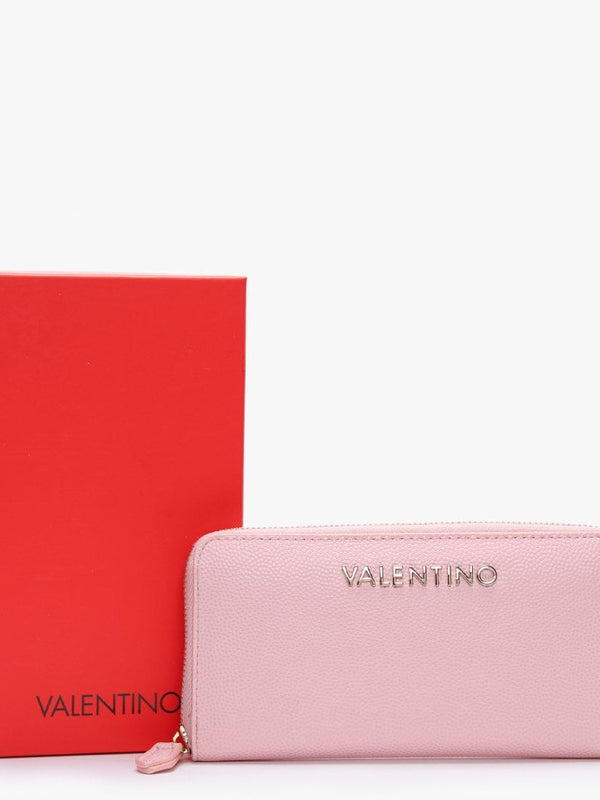 Divina Pink Zip Around Wallet
