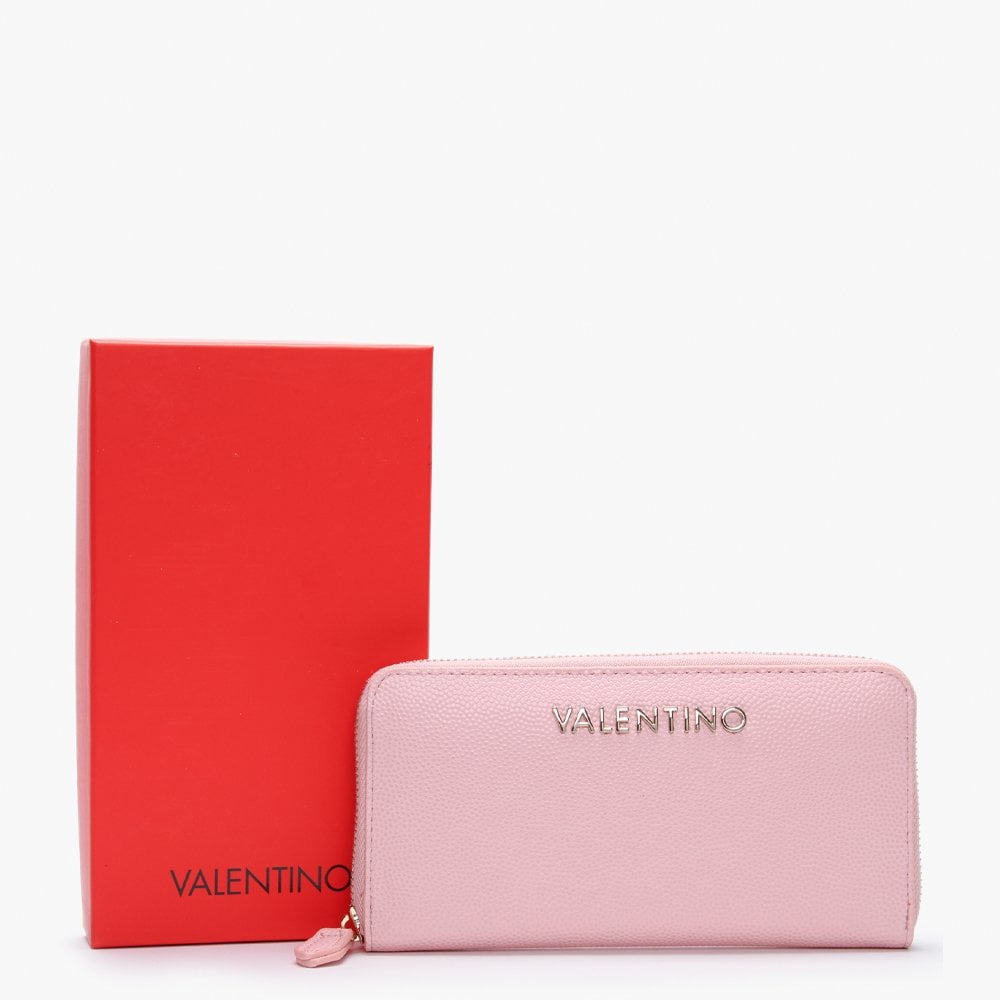 Divina Pink Zip Around Wallet
