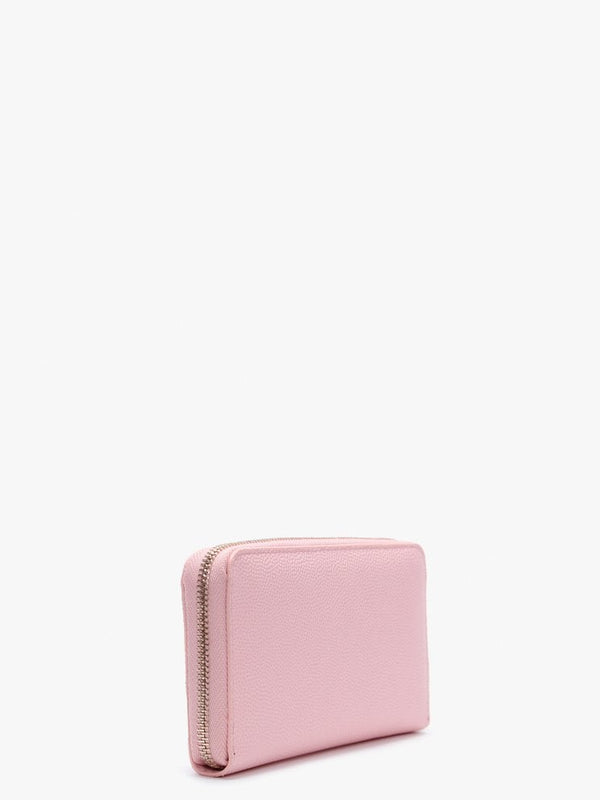 Divina Pink Zip Around Wallet