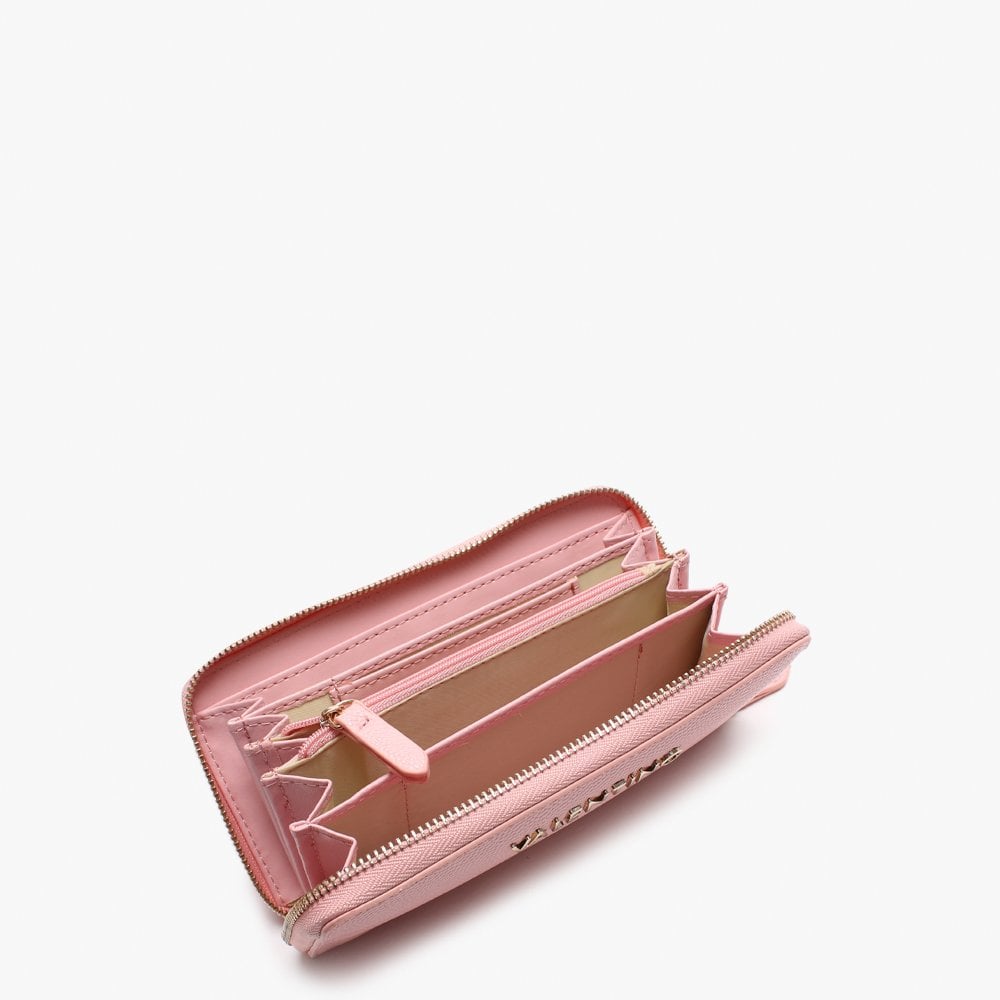 Divina Pink Zip Around Wallet