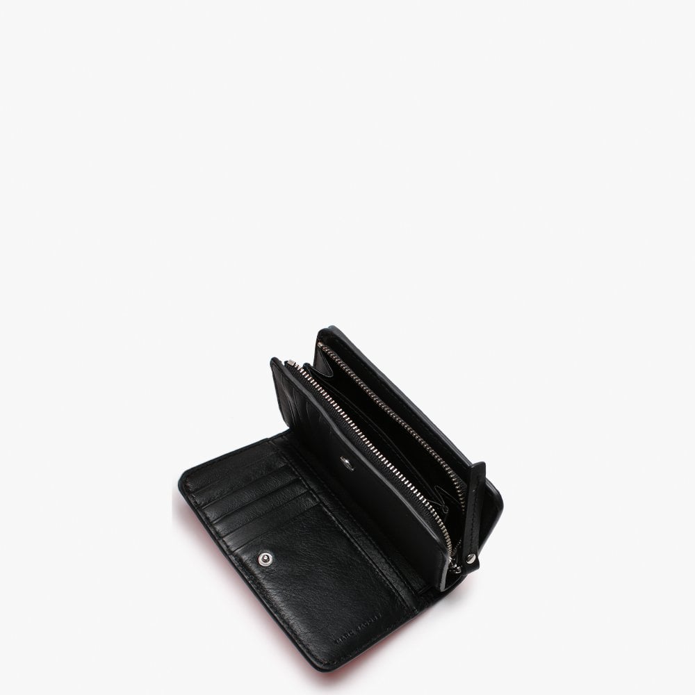 Geranium Grainy Leather Compact II Wallet