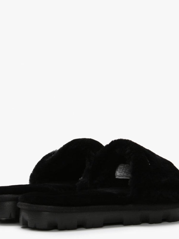 Women's Cozette Black Sheepskin Slippers