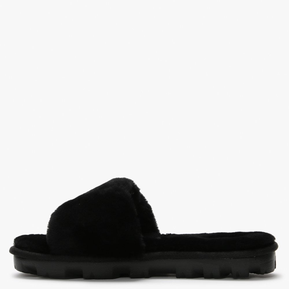 Women's Cozette Black Sheepskin Slippers