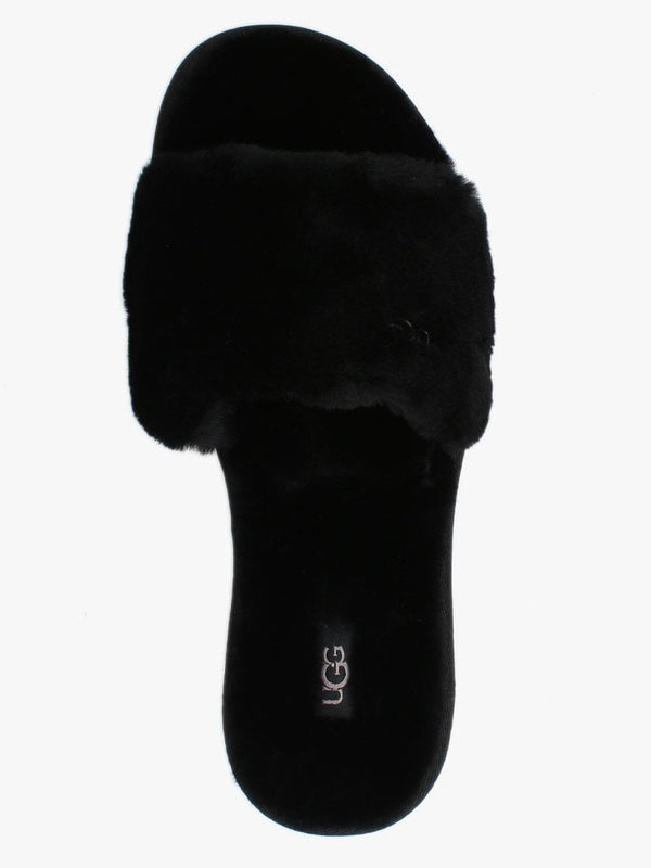 Women's Cozette Black Sheepskin Slippers
