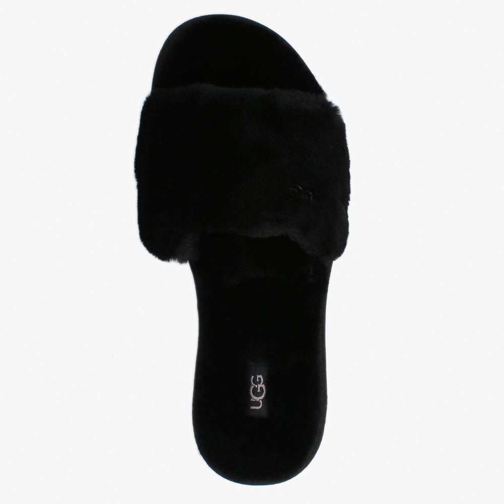 Women's Cozette Black Sheepskin Slippers