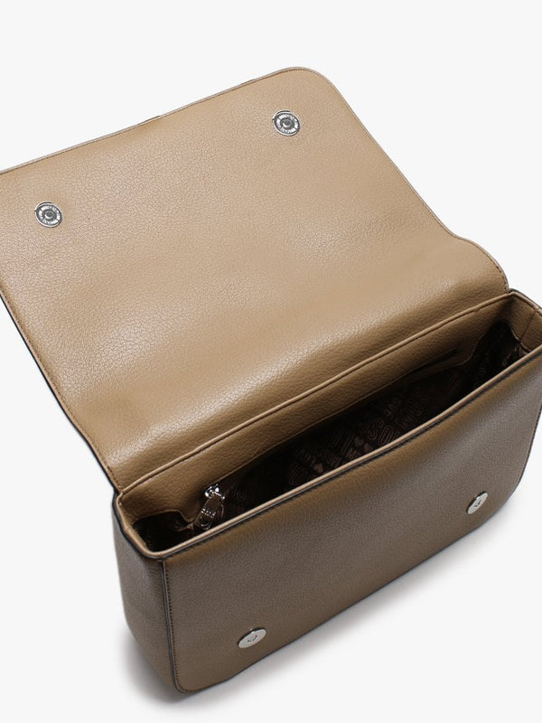 Belt Convertible Tan Shoulder Bag