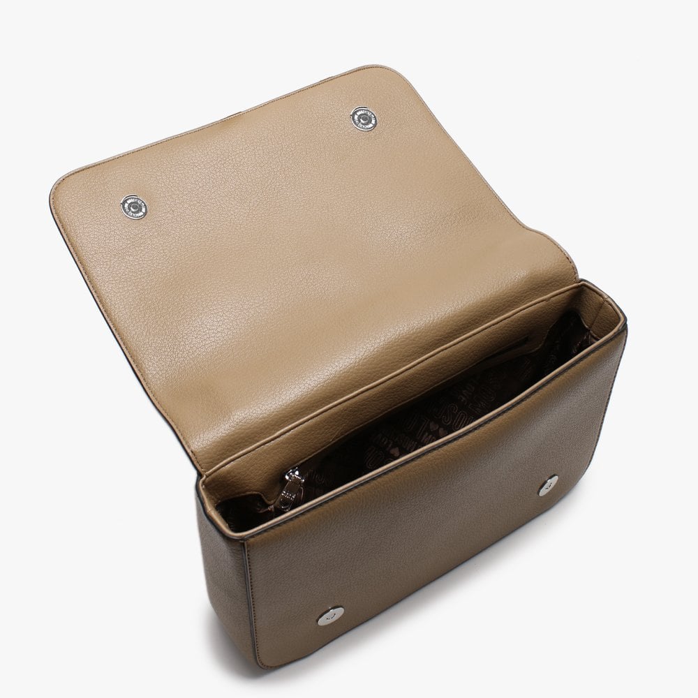 Belt Convertible Tan Shoulder Bag