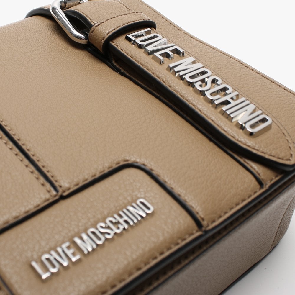 Belt Convertible Tan Shoulder Bag