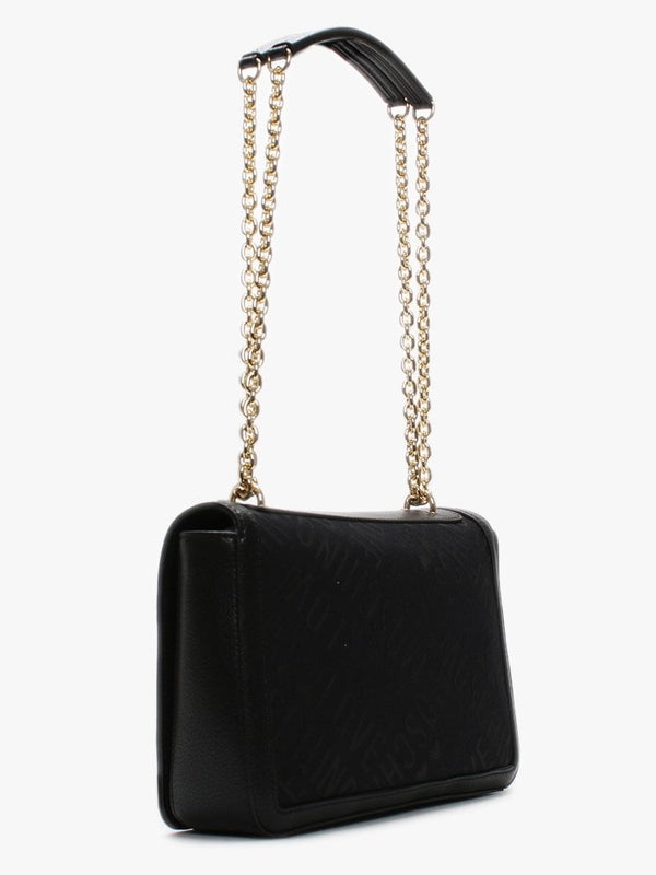 Fantasy Black Logo Cross-Body Bag