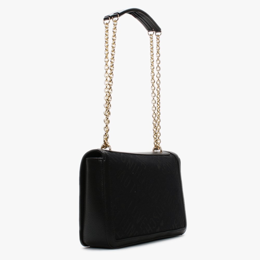 Fantasy Black Logo Cross-Body Bag