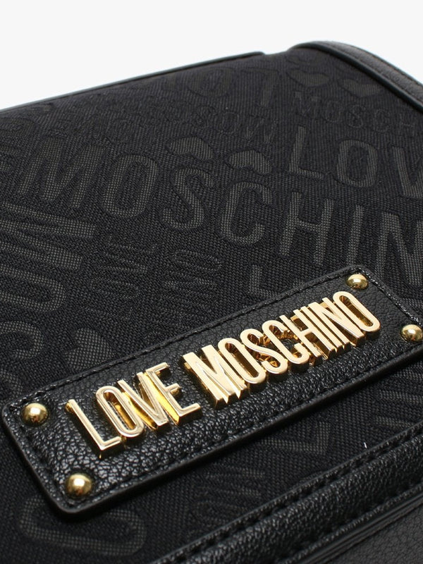 Fantasy Black Logo Cross-Body Bag