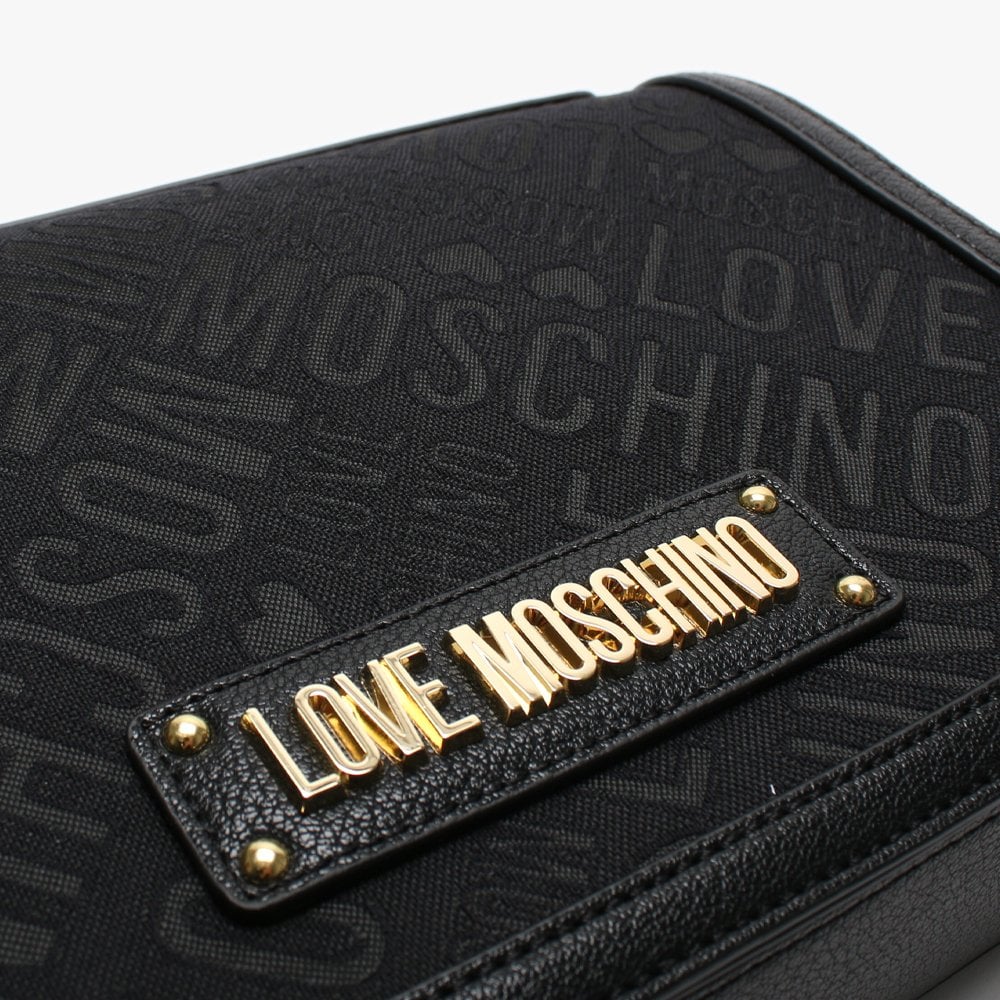 Fantasy Black Logo Cross-Body Bag