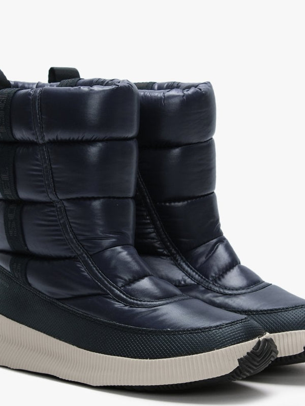 Out N About Puffy Navy + Black Nylon Mid Boots