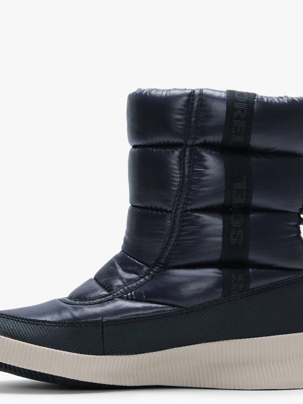 Out N About Puffy Navy + Black Nylon Mid Boots