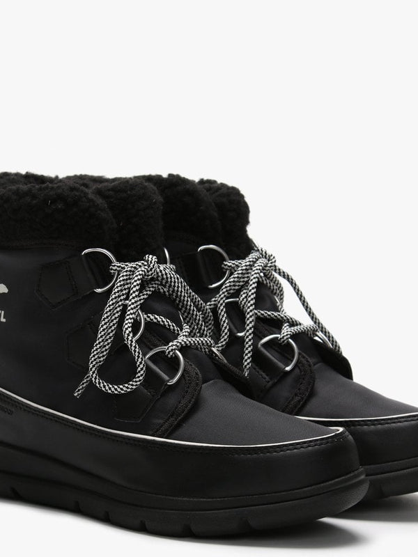 Explorer Carnival Black & Sea Salt Nylon Ankle Boots