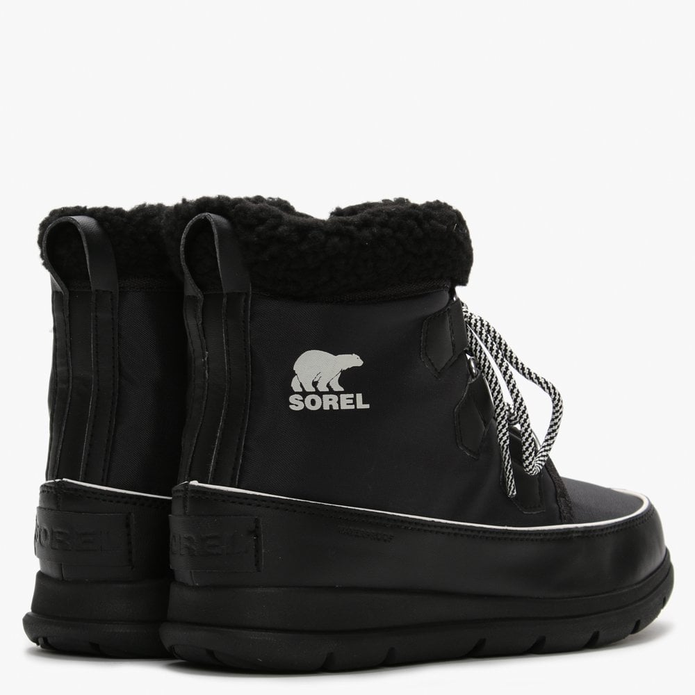Explorer Carnival Black & Sea Salt Nylon Ankle Boots