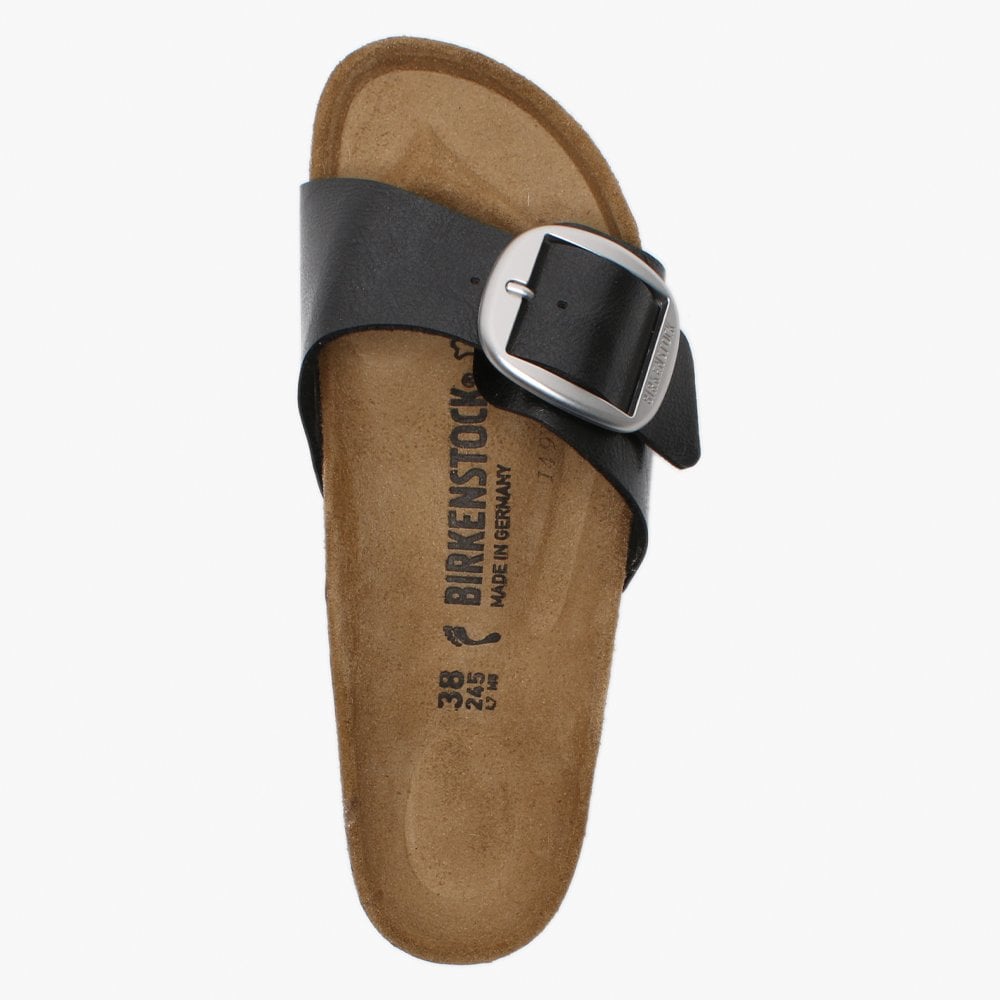 Madrid Big Buckle Graceful Licorice Birko-Flor Mules