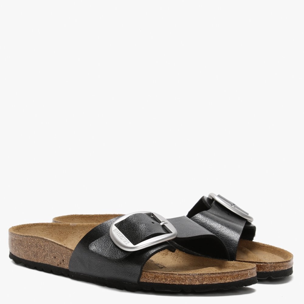 Madrid Big Buckle Graceful Licorice Birko-Flor Mules