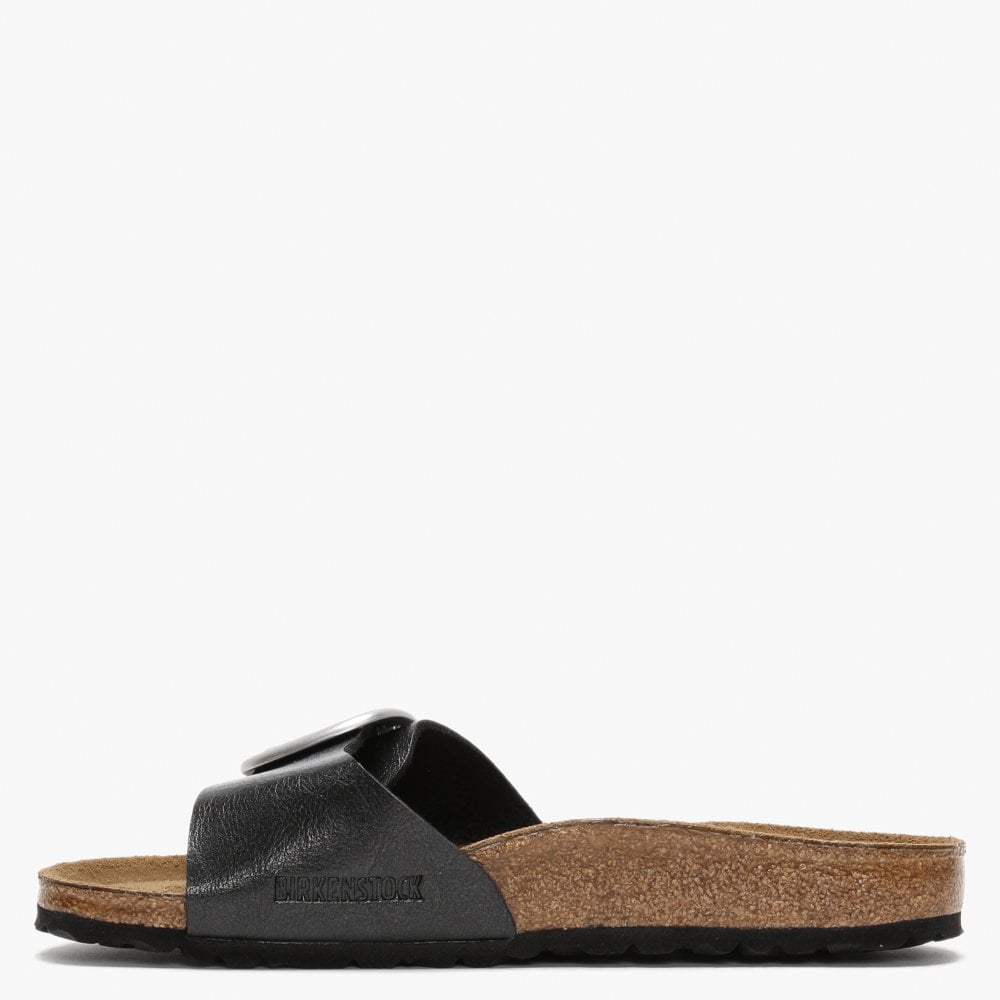 Madrid Big Buckle Graceful Licorice Birko-Flor Mules