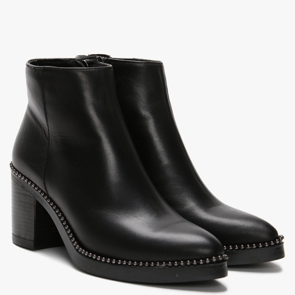 Lekora Black Nylon Winter Boots