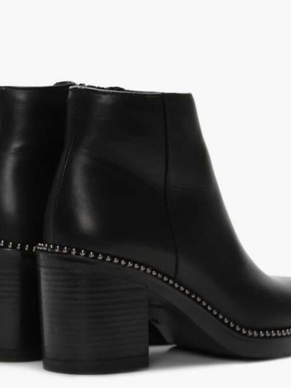 Lekora Black Nylon Winter Boots