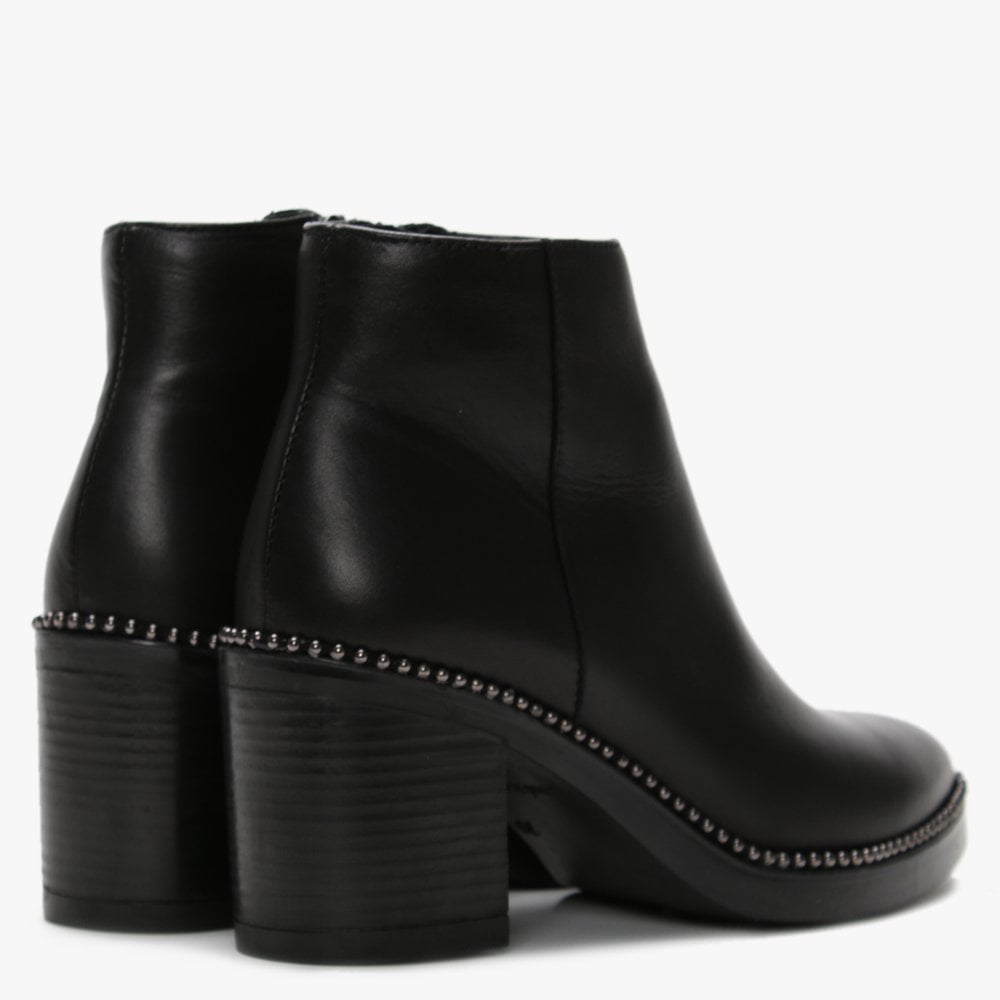 Lekora Black Nylon Winter Boots