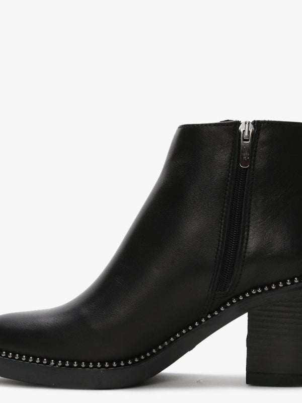 Lekora Black Nylon Winter Boots