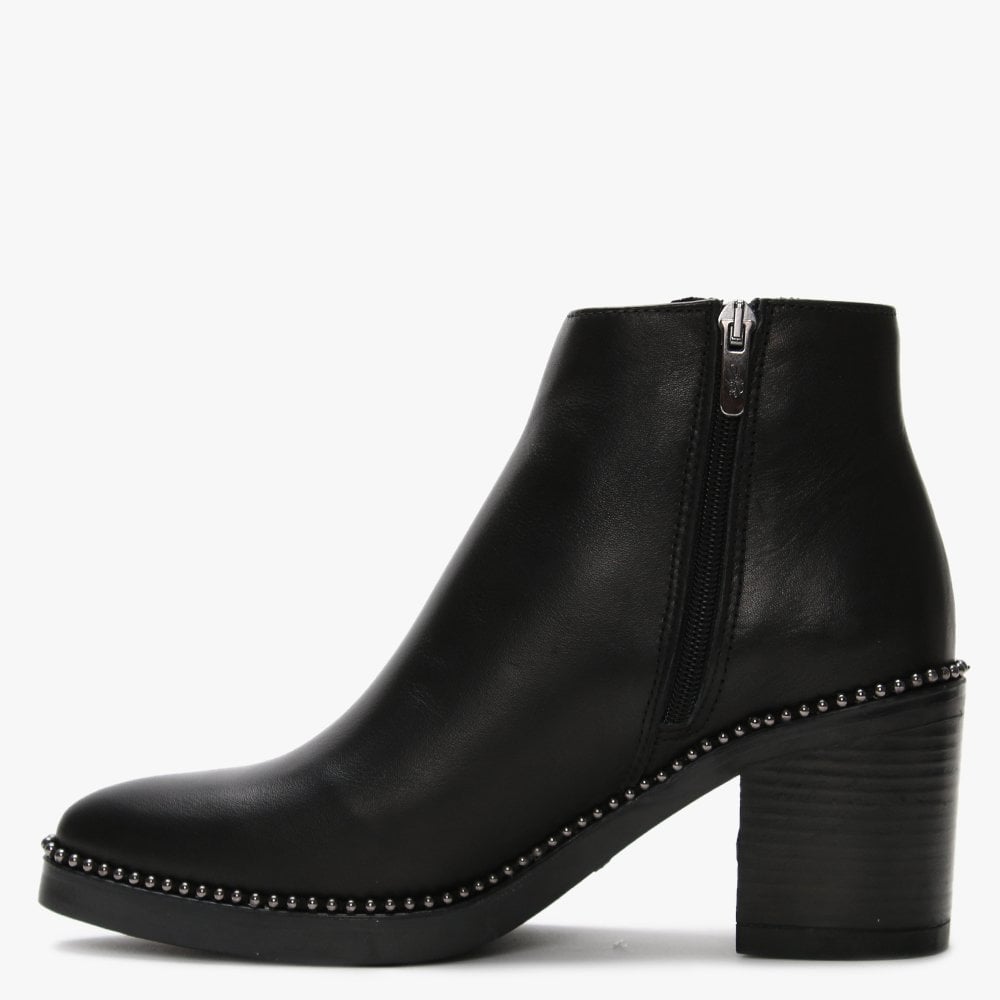 Lekora Black Nylon Winter Boots