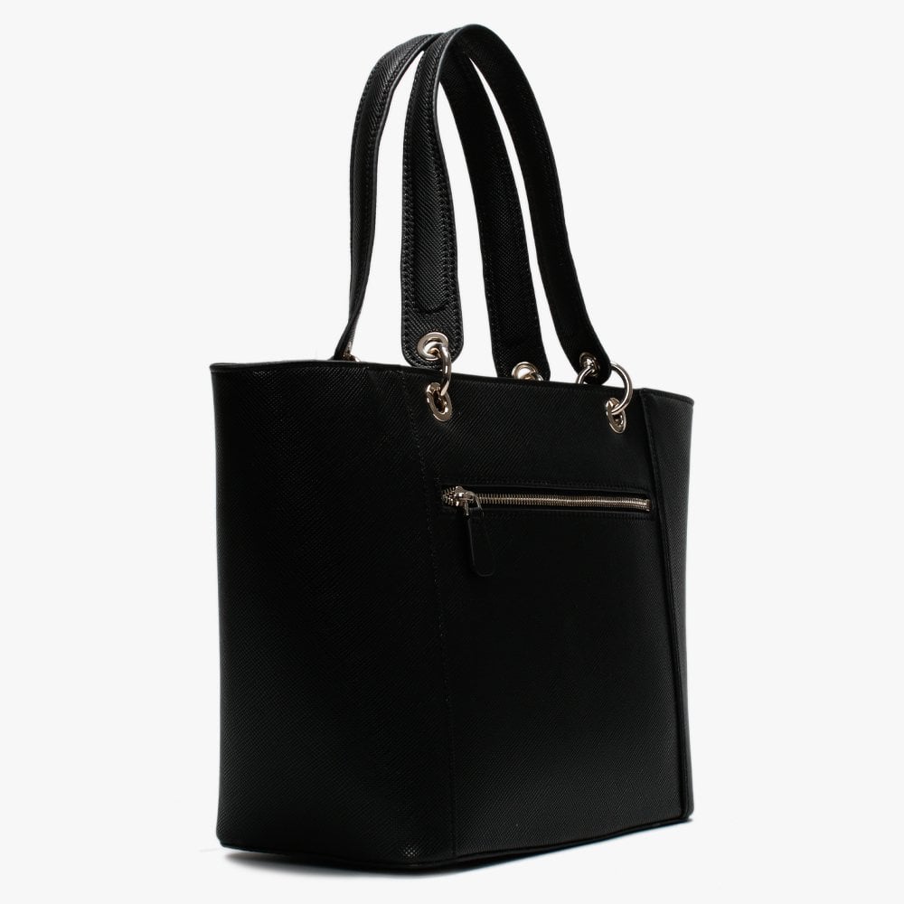 Kamryn Saffiano Black Tote Bag