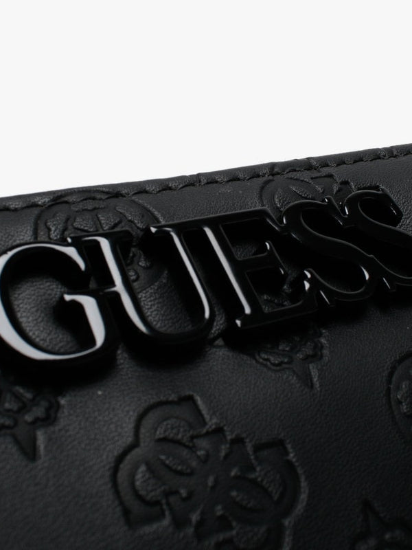 Large Janelle SLG Black Wristlet Zip Around Wallet