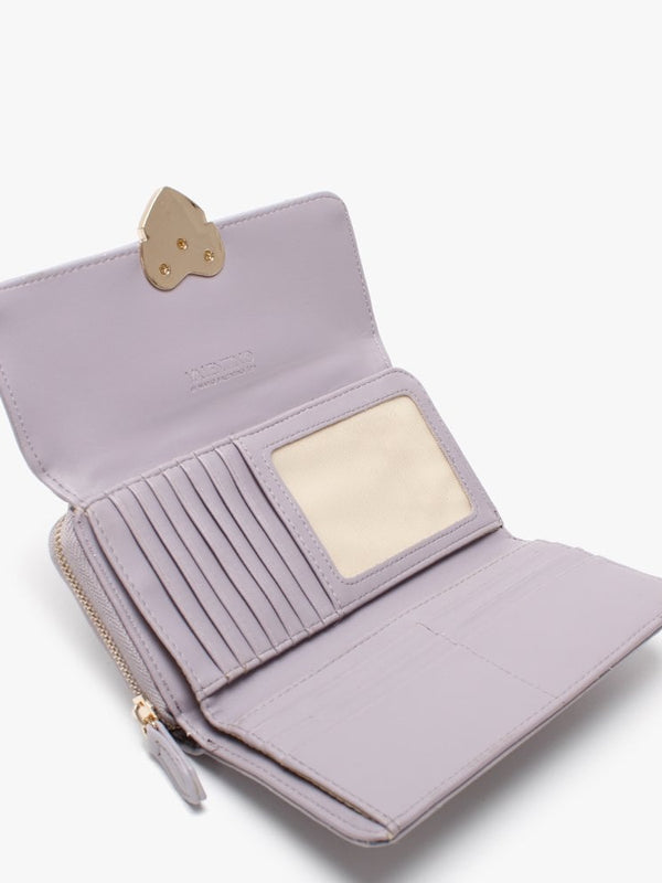 Rapunzel Quilted Lilac Zip Around Wallet