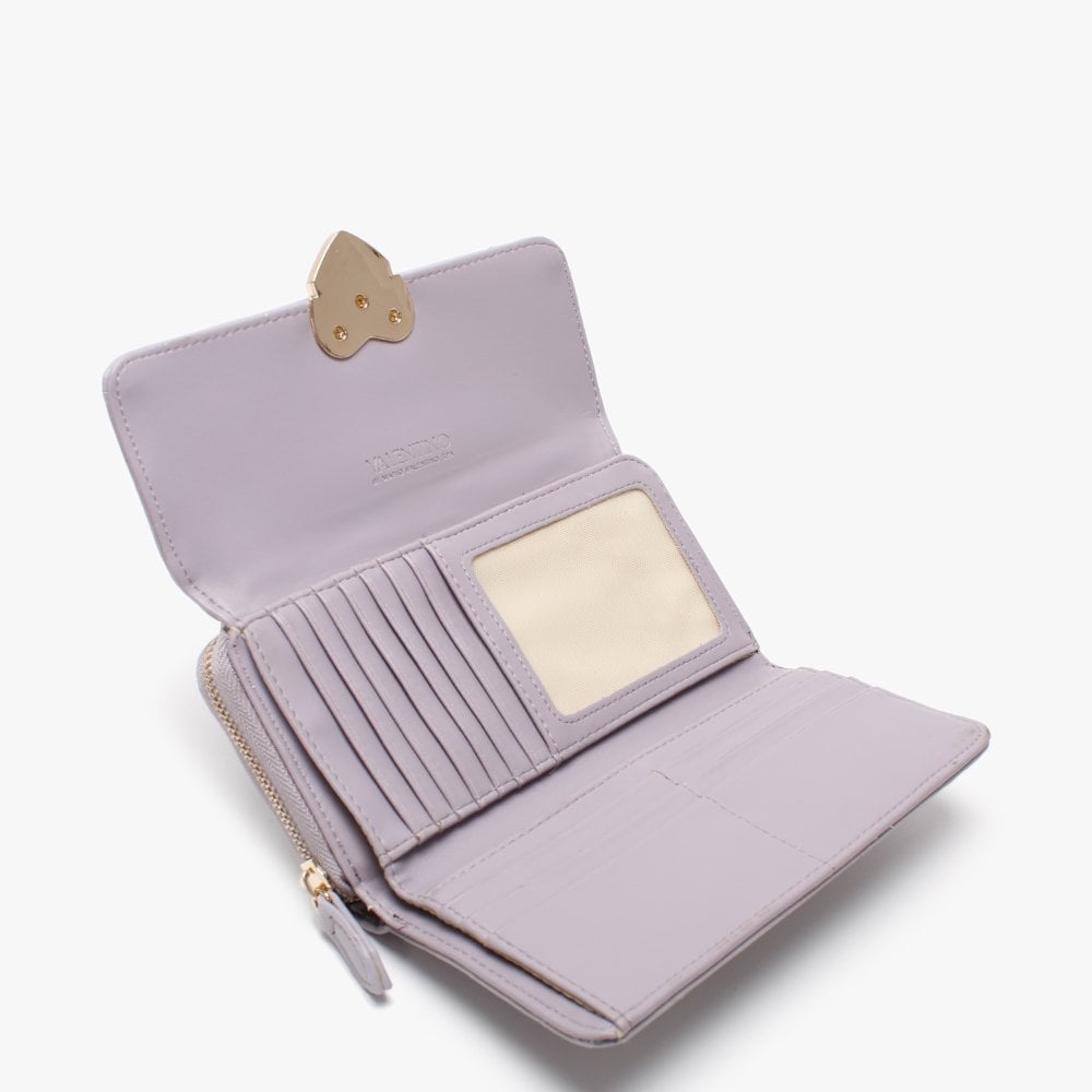 Rapunzel Quilted Lilac Zip Around Wallet