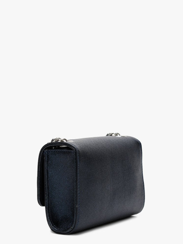 Marilyn Blue Metallic Shimmer Shoulder Bag